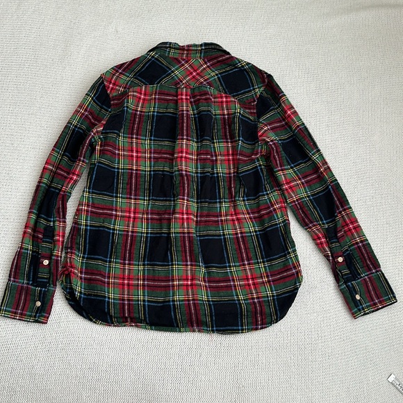 J Crew Classic 100% Cotton Plaid Button Down Shirt Size Small - Picture 7 of 7